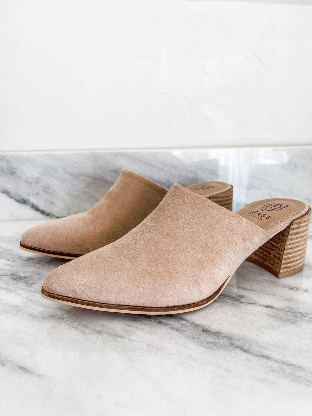 Ava Block Heel Mule