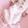 Load image into Gallery viewer, Fancy Frills Newborn Baby Knot Gown & Hat Set
