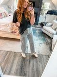 Load image into Gallery viewer, Ivy Leopard Barrel Jeans
