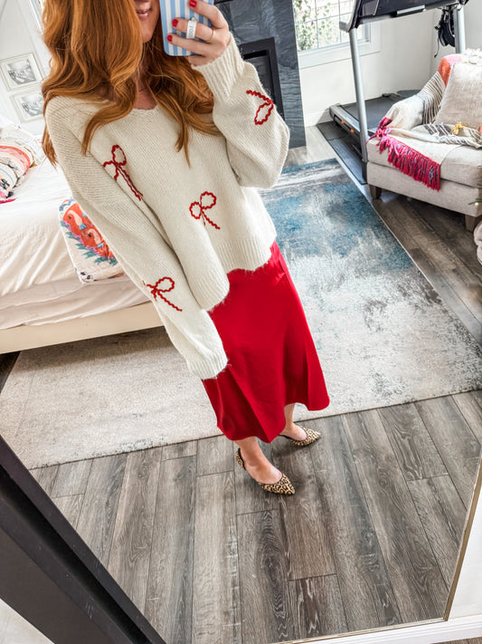Mila Bow Sweater