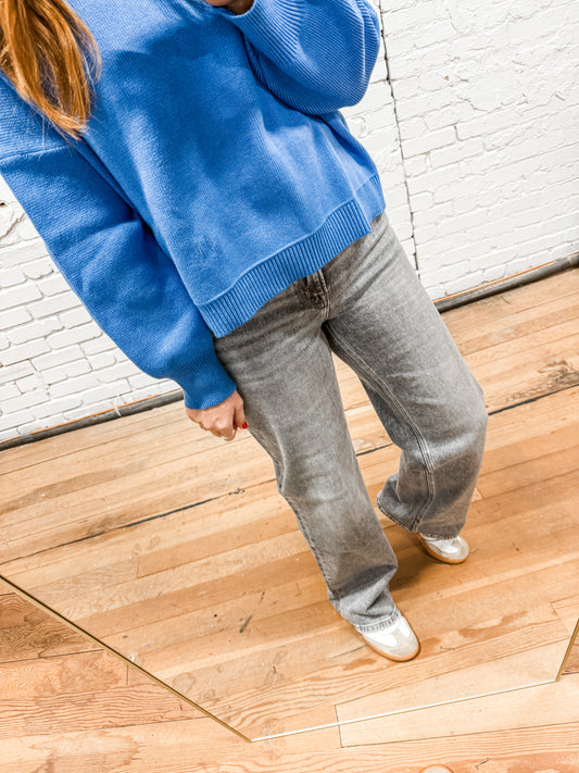 Merritt Grey Wide Leg Denim