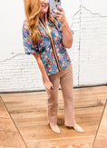Load image into Gallery viewer, Midnight Garden Smocked Blouse
