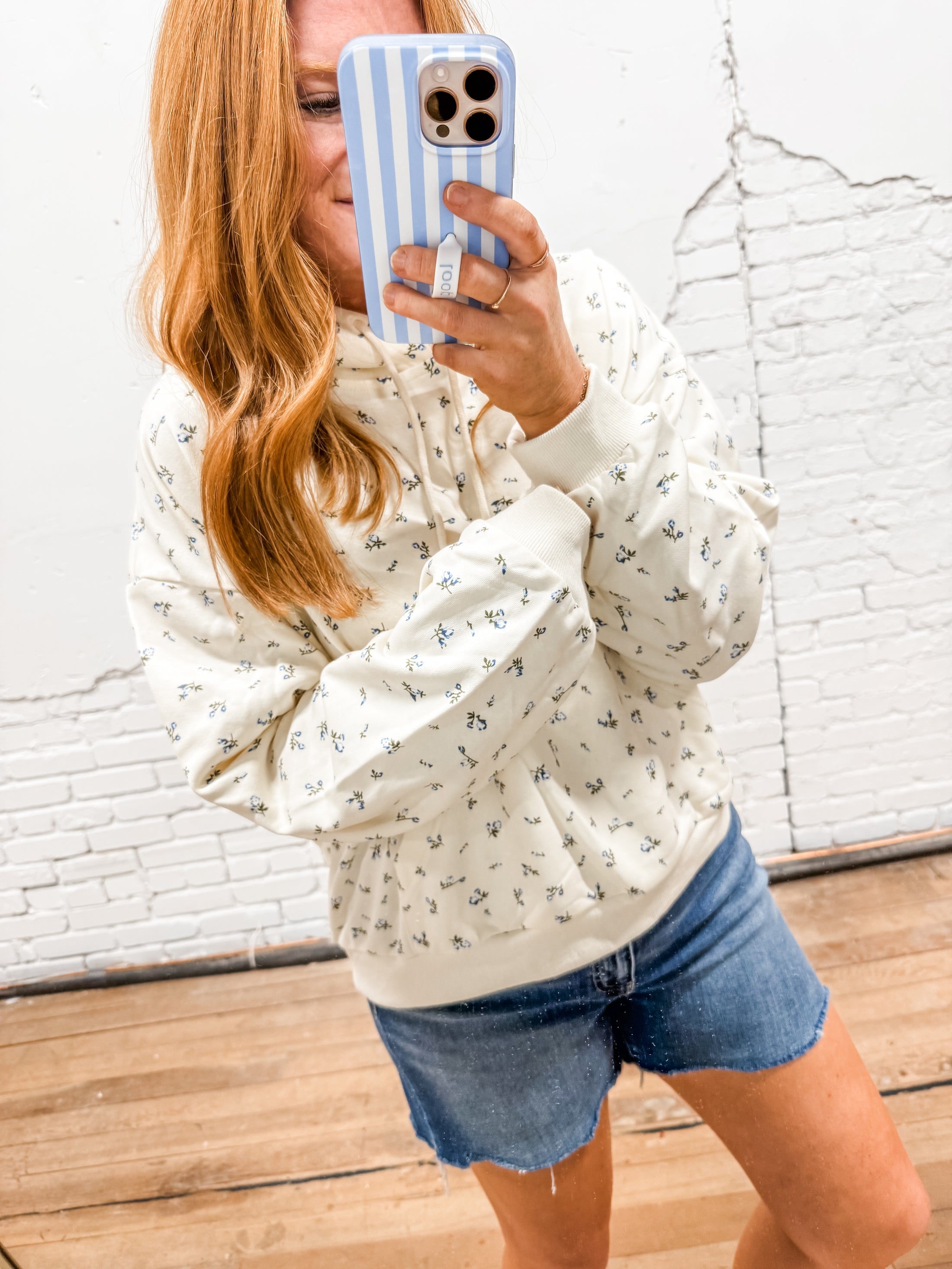 Layla Floral Hoodie