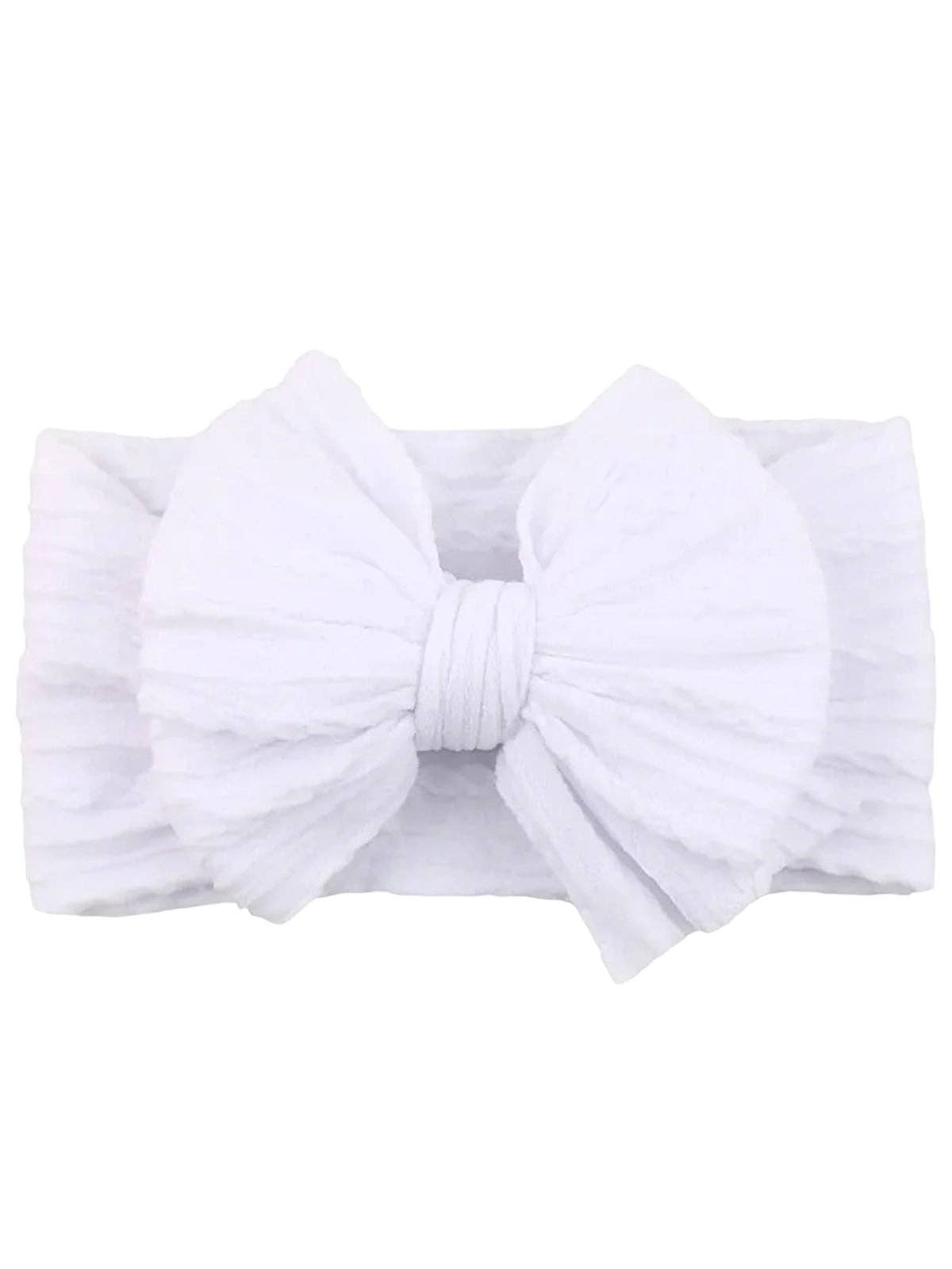 Luxe Stretch Bow - White