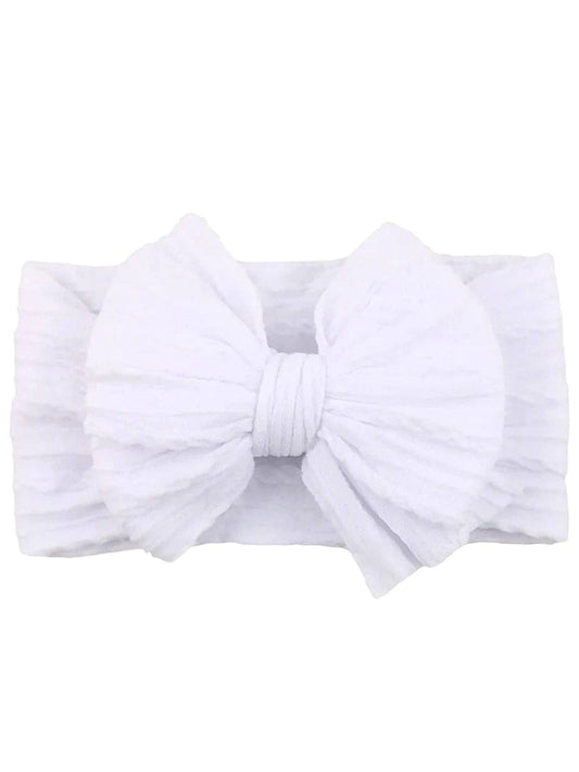 Luxe Stretch Bow - White
