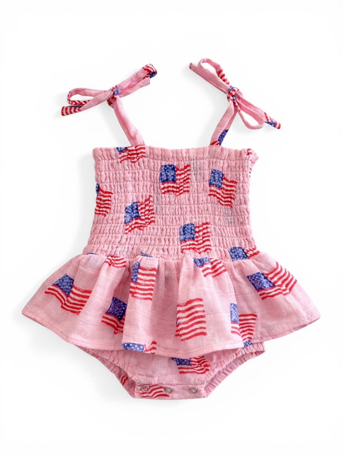 Pink Flag Skirted Bubble