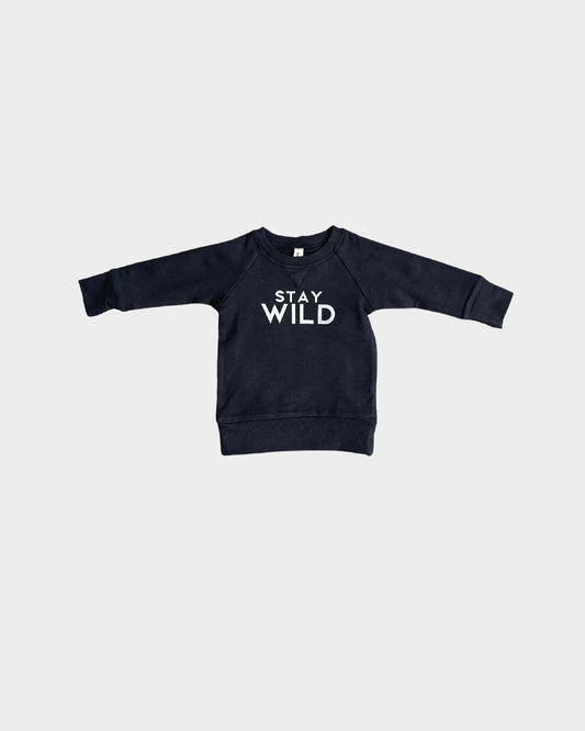 Stay Wild Raglan Sweatshirt