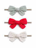 Load image into Gallery viewer, 3-Pack Nylon Bows, Lucia
