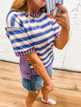 Load image into Gallery viewer, Lila Striped Top - Lavender
