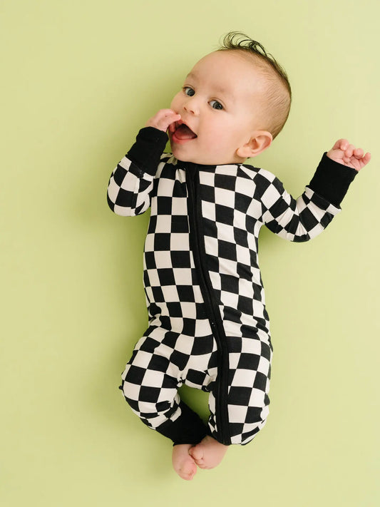 Checkered Footie