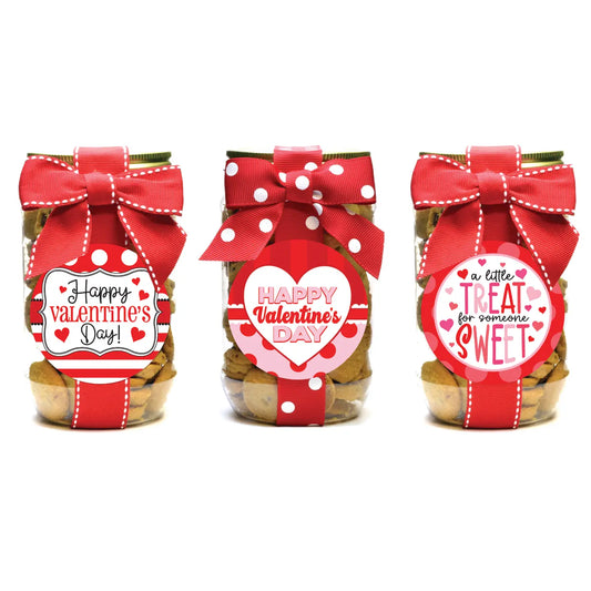 Valentines Cookies (Chocolate Chip) Pint Jar