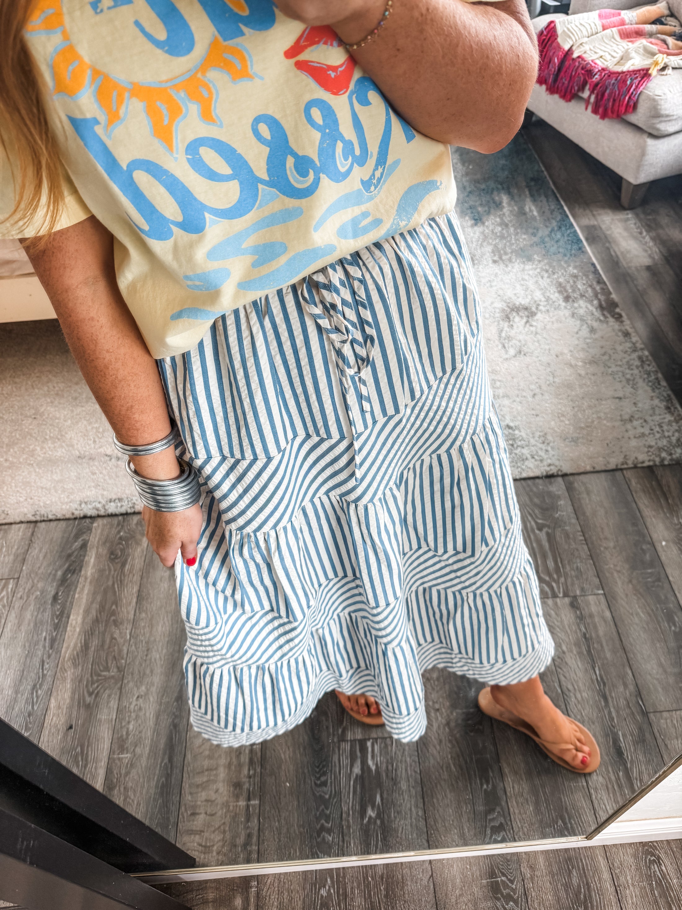 Miley Stripe Skirt