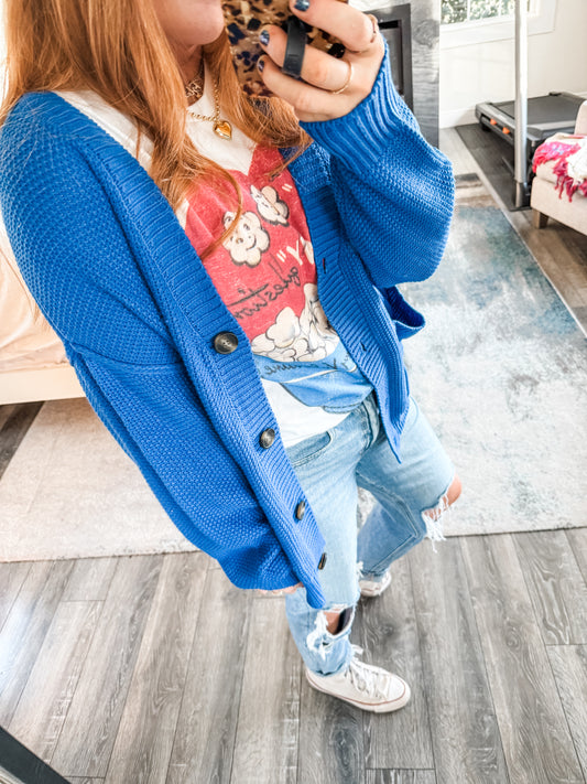 Brynn Cardigan - Blue