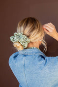 Load image into Gallery viewer, Lindsey Checked Jumbo Scrunchie
