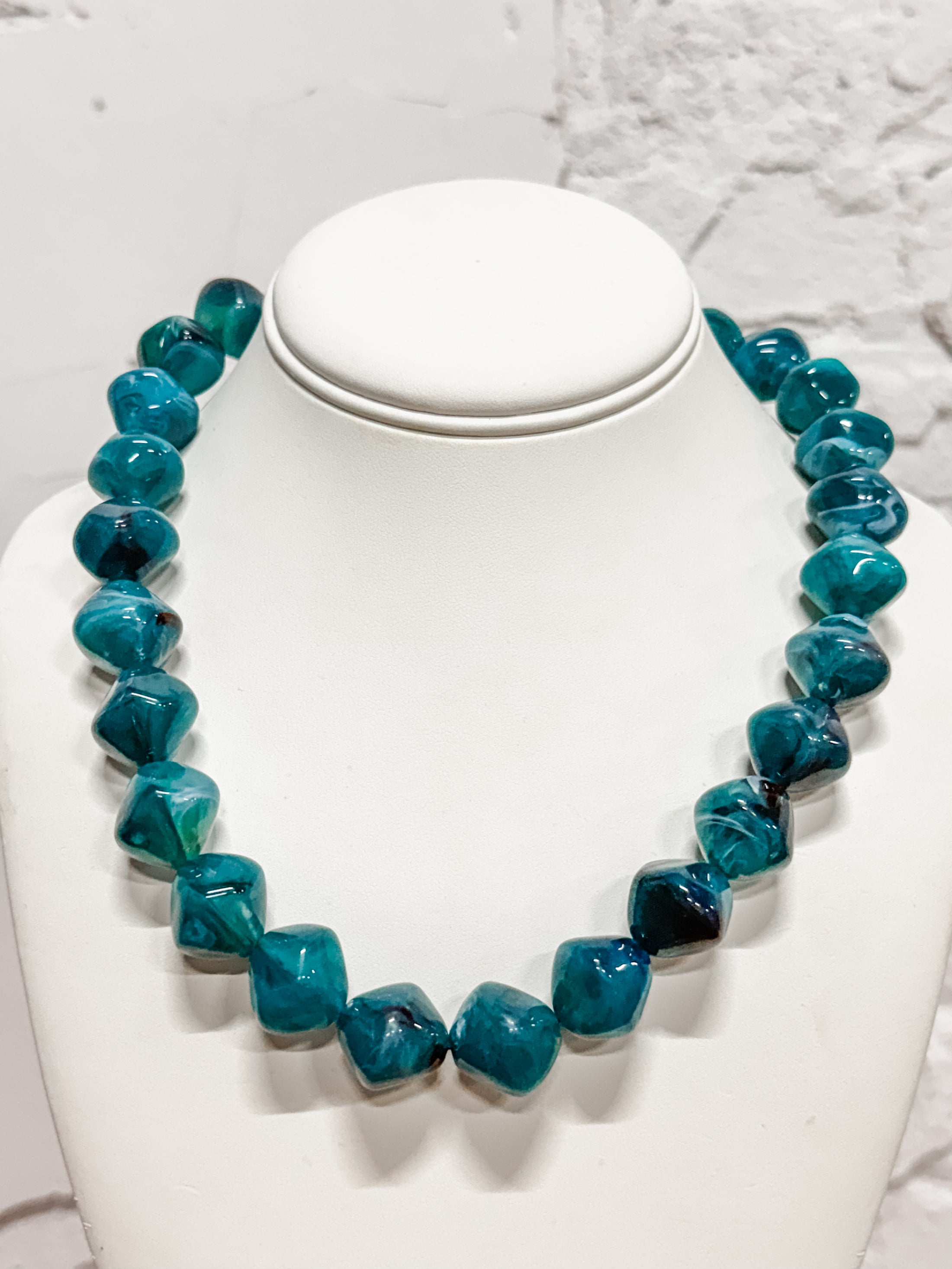 Teal Stone Necklace