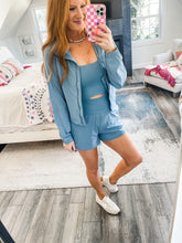 Load image into Gallery viewer, Maylee Tennis Jacket - Dusty Blue
