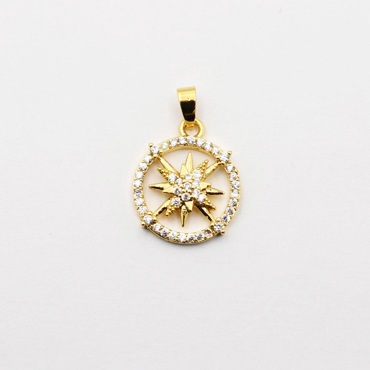 Compass Star Charm