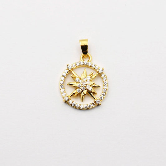 Compass Star Charm