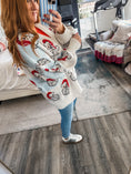Load image into Gallery viewer, Checkered Santa Cardigan
