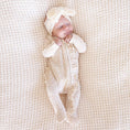 Load image into Gallery viewer, Lovely Leopard Bamboo Waffle Zipper Ruffle Footie
