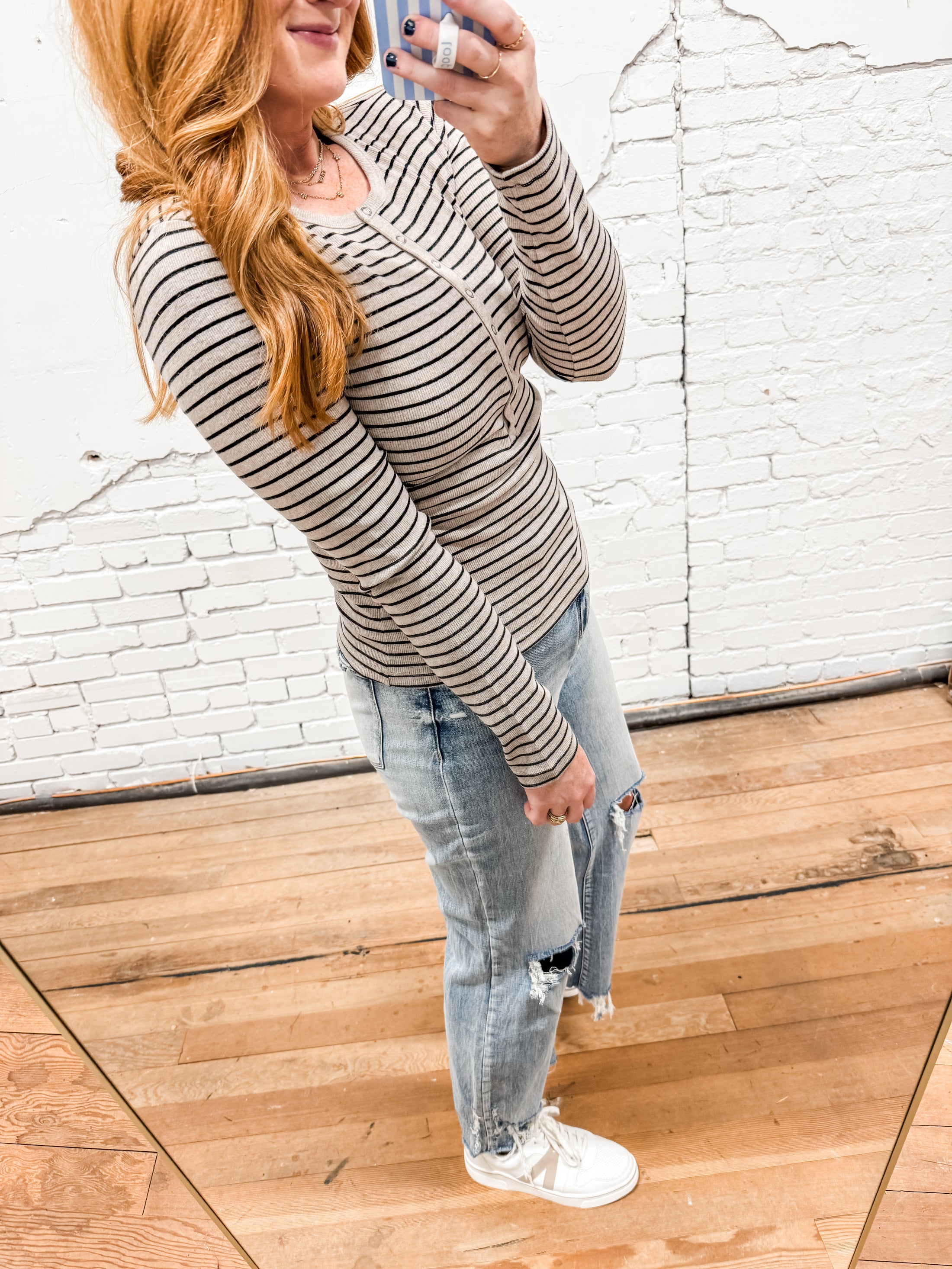 Z Supply Stella Striped Henley