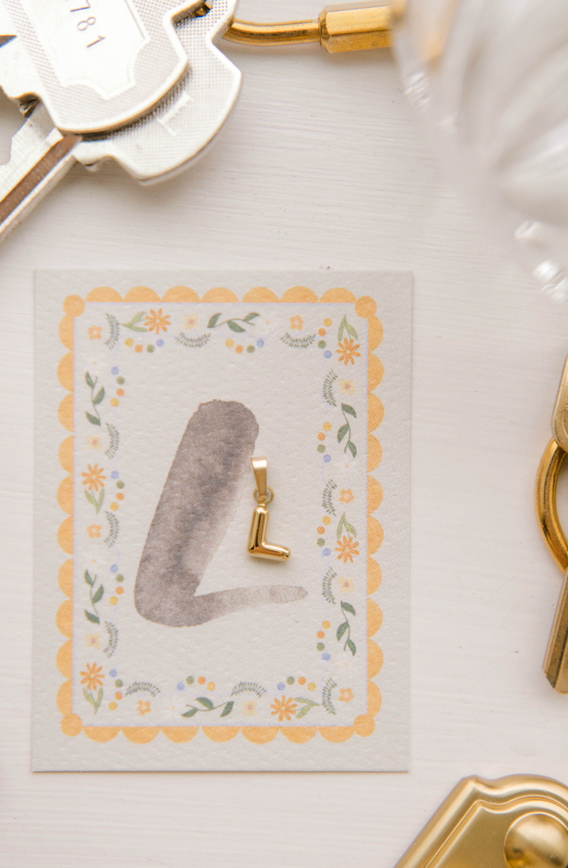 L - Letter Charm