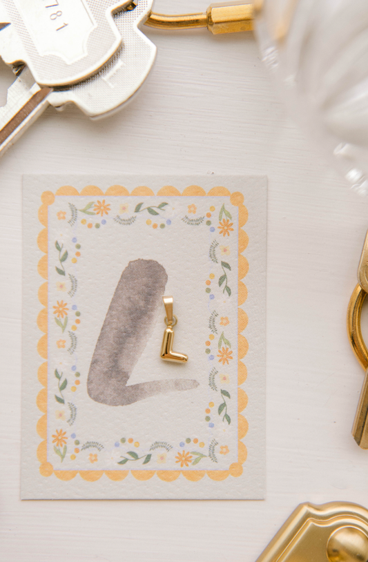 L - Letter Charm