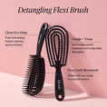 Load image into Gallery viewer, Detangling Flexi Brush - Black
