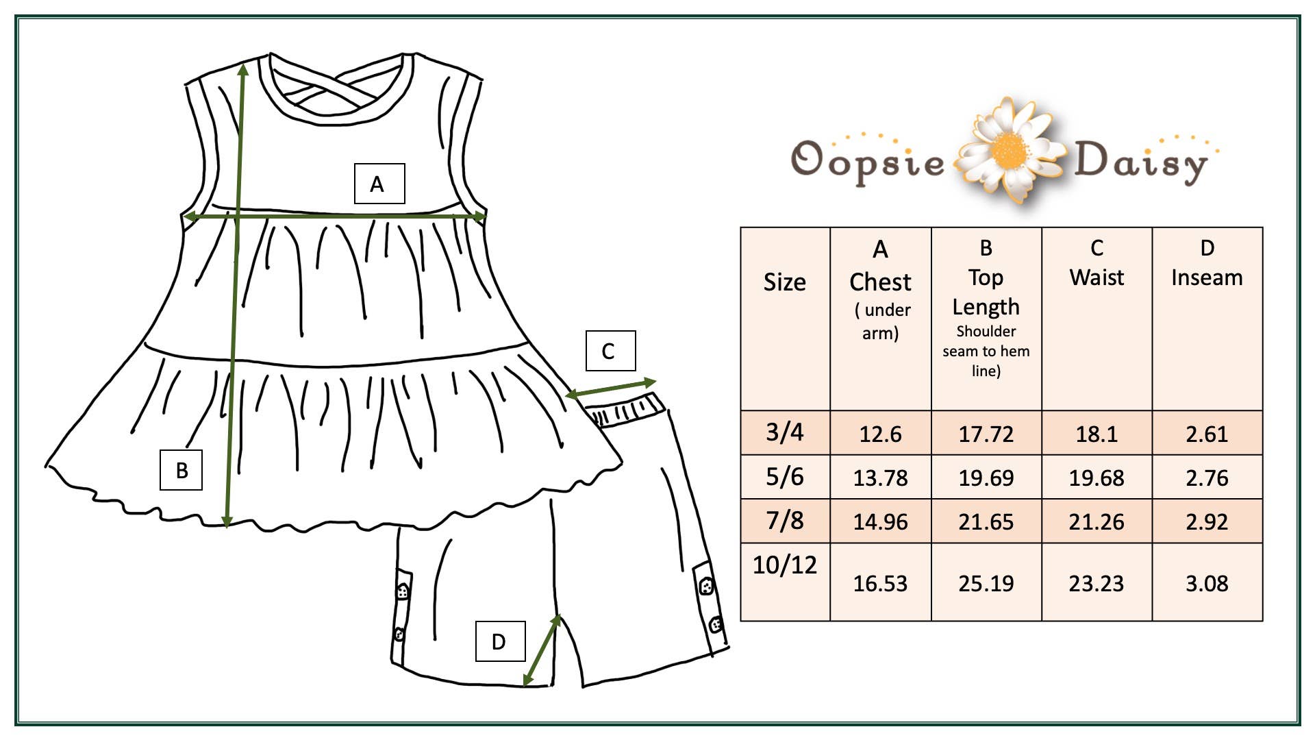 Sage & Rust Retro Flower Short Set