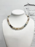 Load image into Gallery viewer, Pebbled Path Glass Bead Necklace
