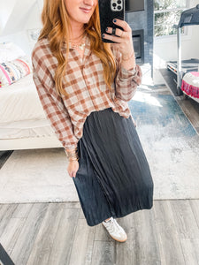 Baker Plaid Top