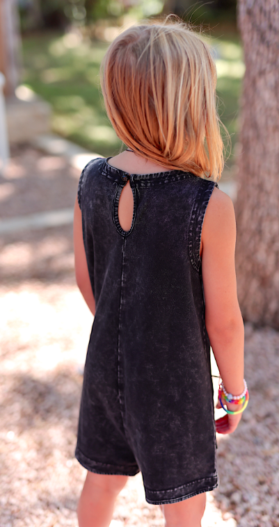 Tailgate Romper - Midnight
