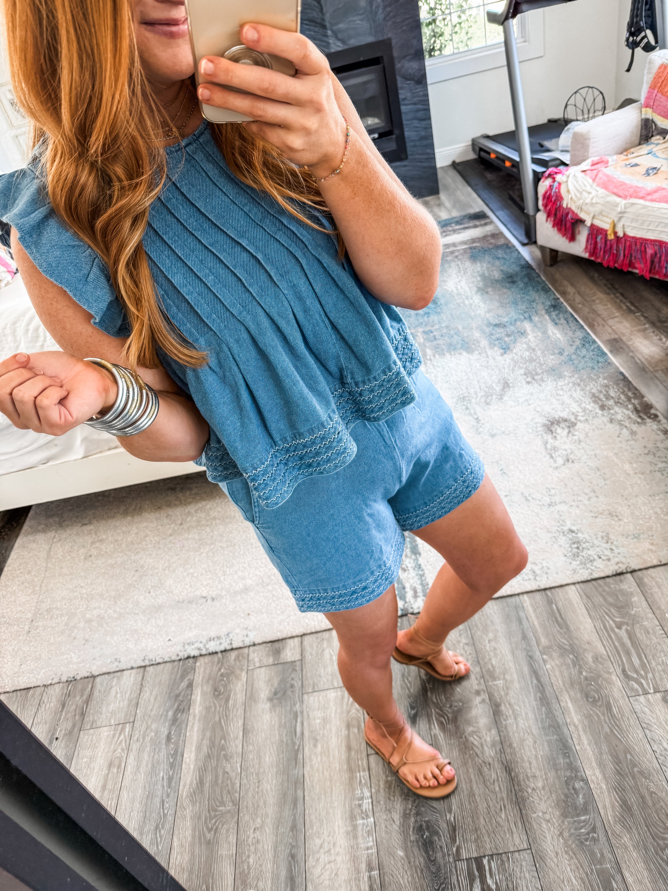 Willa Denim Top