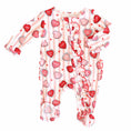 Load image into Gallery viewer, Sweet Like Candy Ruffle Zipper Footie
