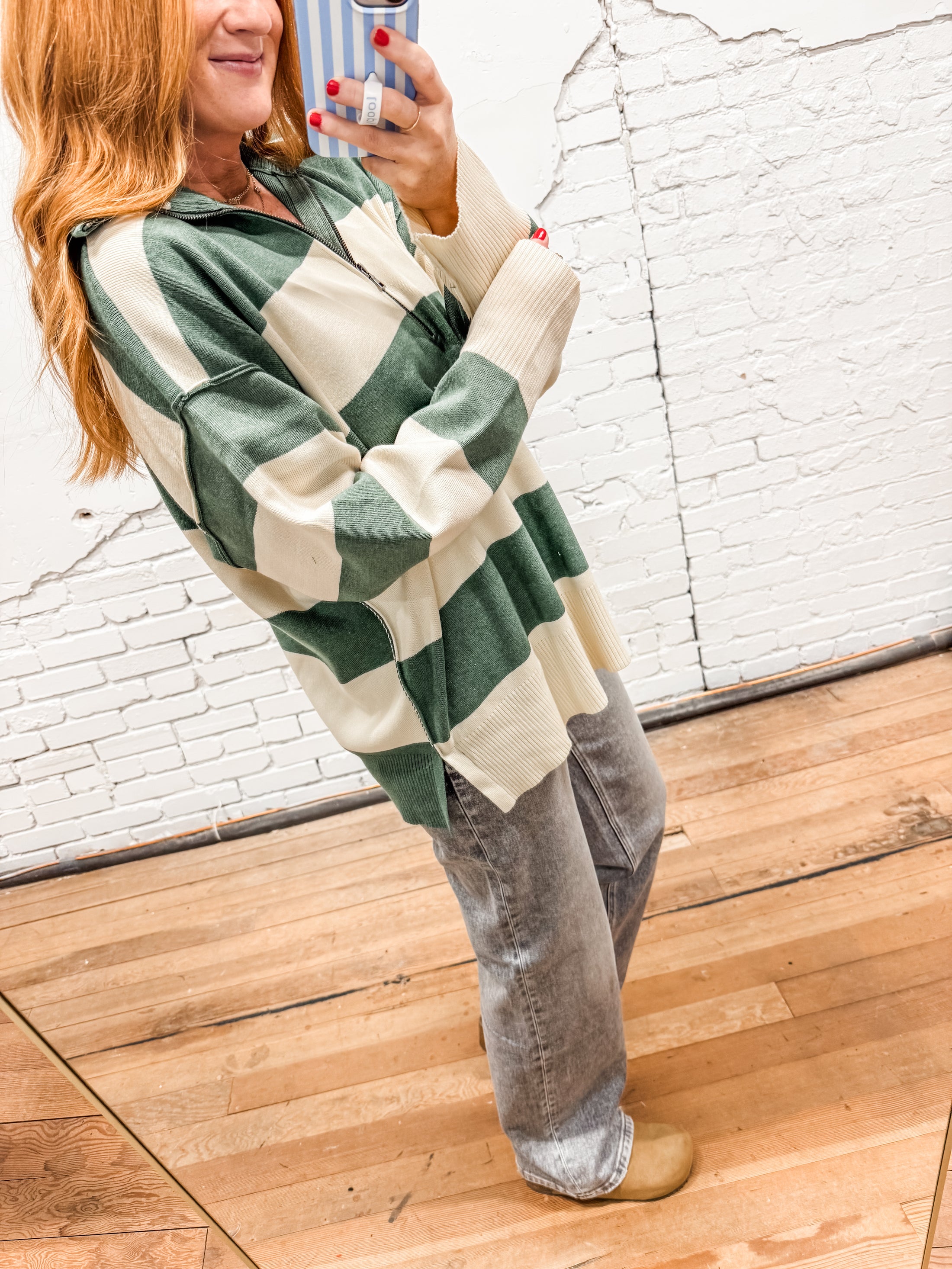 Kasey Striped Pullover