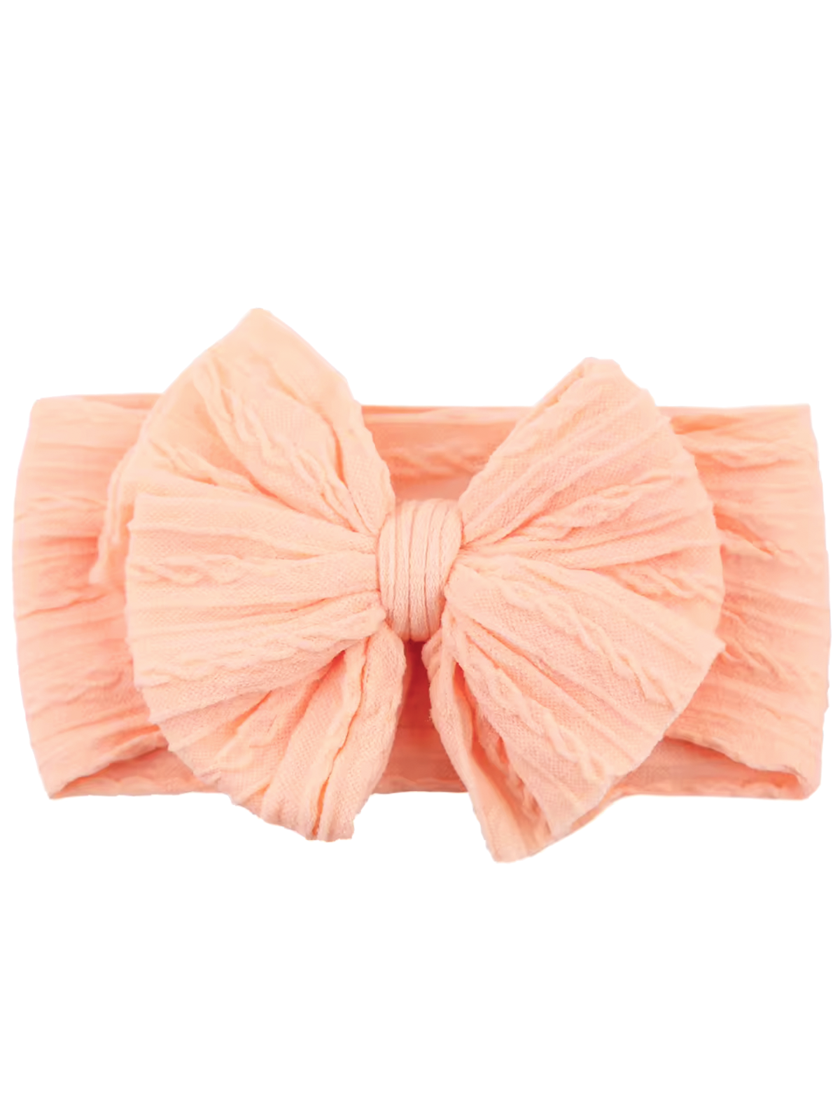 Luxe Stretch Bow - Cantaloupe