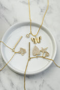 Load image into Gallery viewer, Butterfly Charm: Yellow Gold
