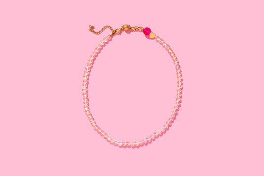 Nora Glass Hearts Necklace