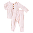 Load image into Gallery viewer, Bamboo Button Top & Bottom | Pearl Pink

