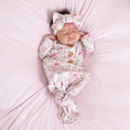 Load image into Gallery viewer, Bows in Bloom Newborn Baby Knot Gown & Hat Set | Pink
