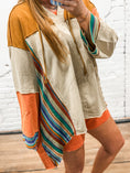 Load image into Gallery viewer, Avery Color Block Pullover - Khaki
