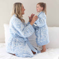 Load image into Gallery viewer, CuddleLane™ Kids Robe | Blue-tiful Bows
