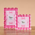 Load image into Gallery viewer, Rectangle Scalloped Acrylic Frame-Sweetheart Stripes
