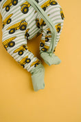 Load image into Gallery viewer, Dump Trucks Bamboo Sleeper
