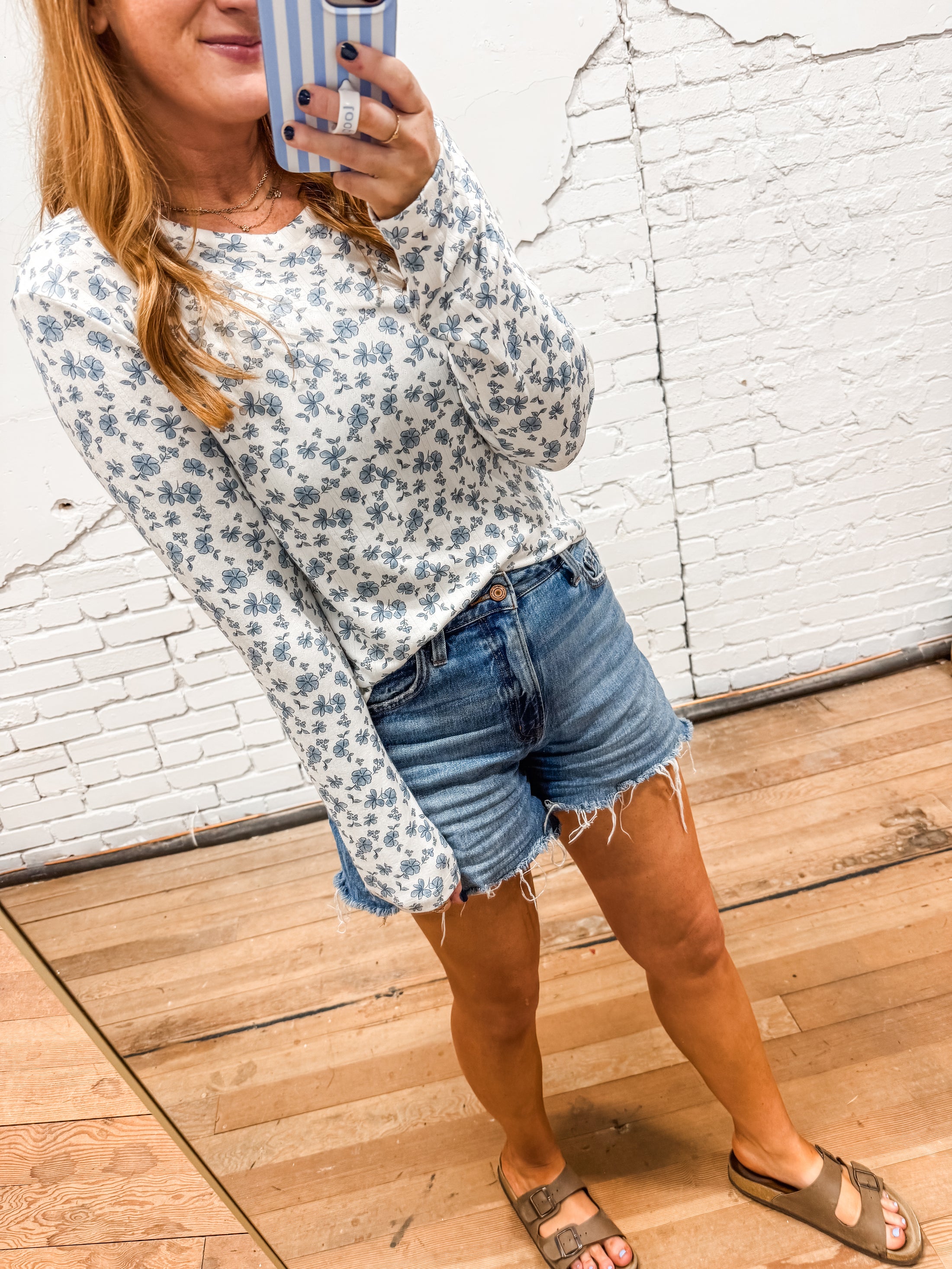 Z Supply Home Town Ditsy Top
