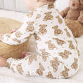 Load image into Gallery viewer, Beary Sweet Bamboo Waffle Convertible Zip Romper
