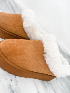 Fur Lined Platform Slides