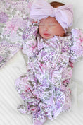 Load image into Gallery viewer, Ruffle Zipper Footie | Lavender Lullaby
