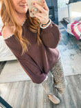 Load image into Gallery viewer, Natalie Sweater - Chocolate Cream
