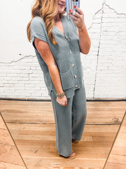 Margo Waffle Knit Set